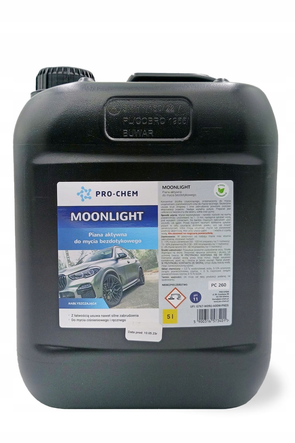 Gęsta piana aktywna nabłyszczająca Pro-chem Moonlight 5 L