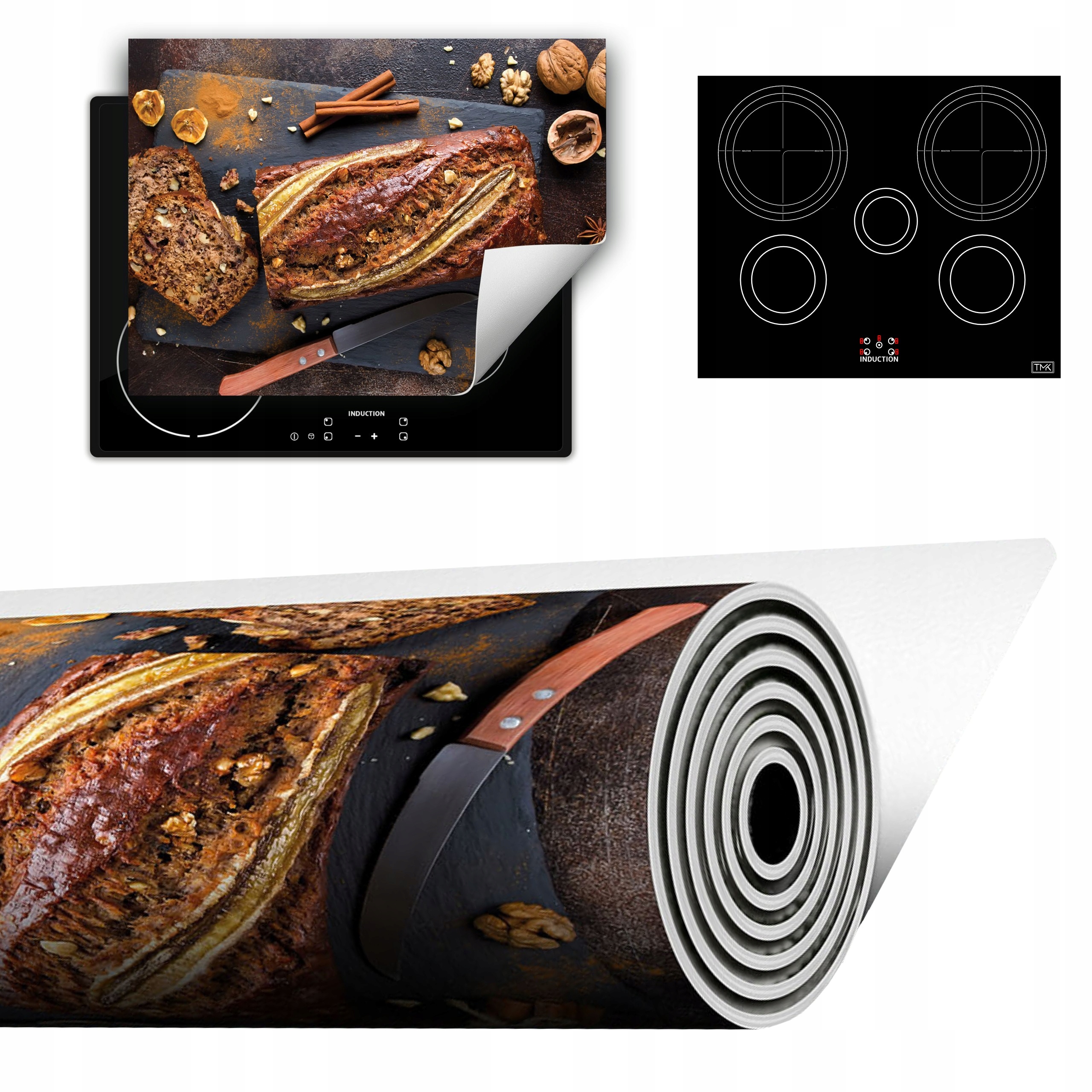 Vinylová Podložka Do Kuchyně Více Místa 70x52 Chléb kuchyně