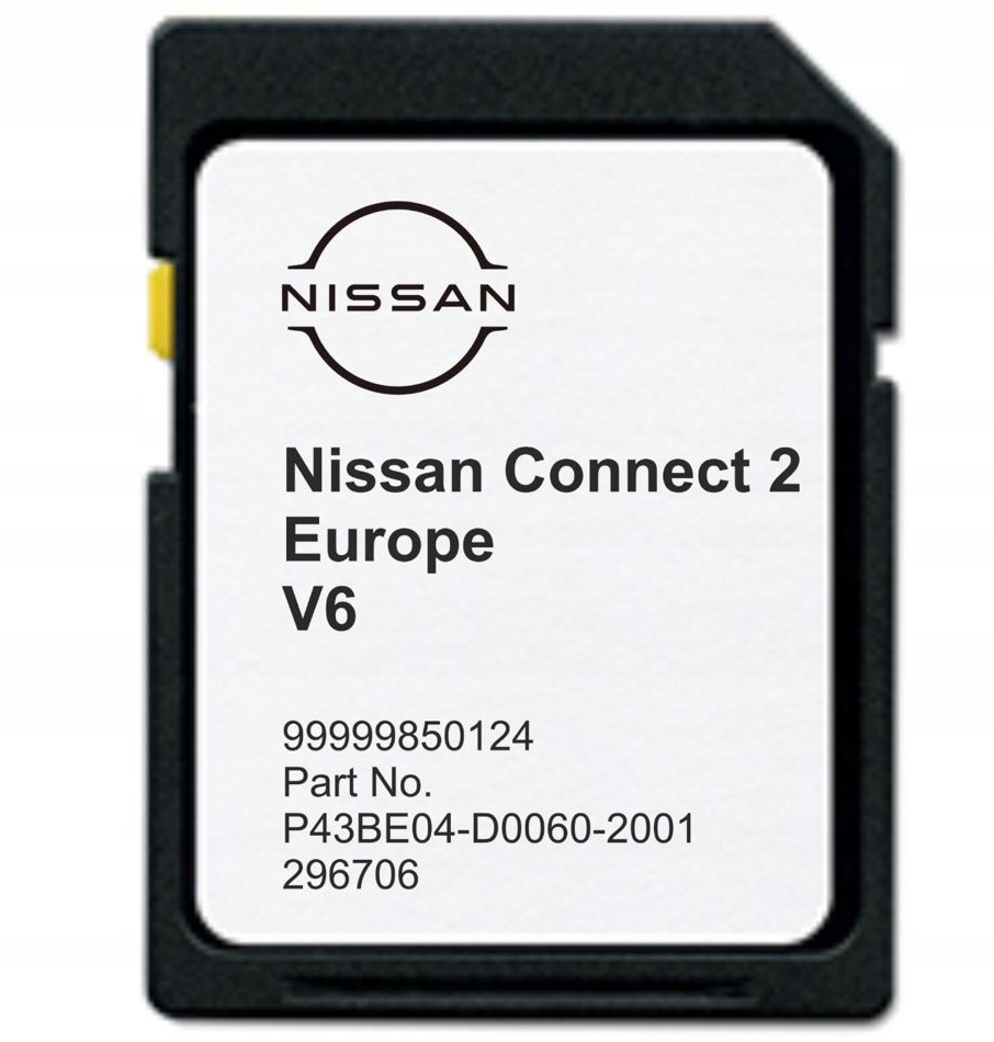 Mapa Do Nawigacji Nissan Connect 2 v6 2021/2022 LCN2 Micra Note Juke