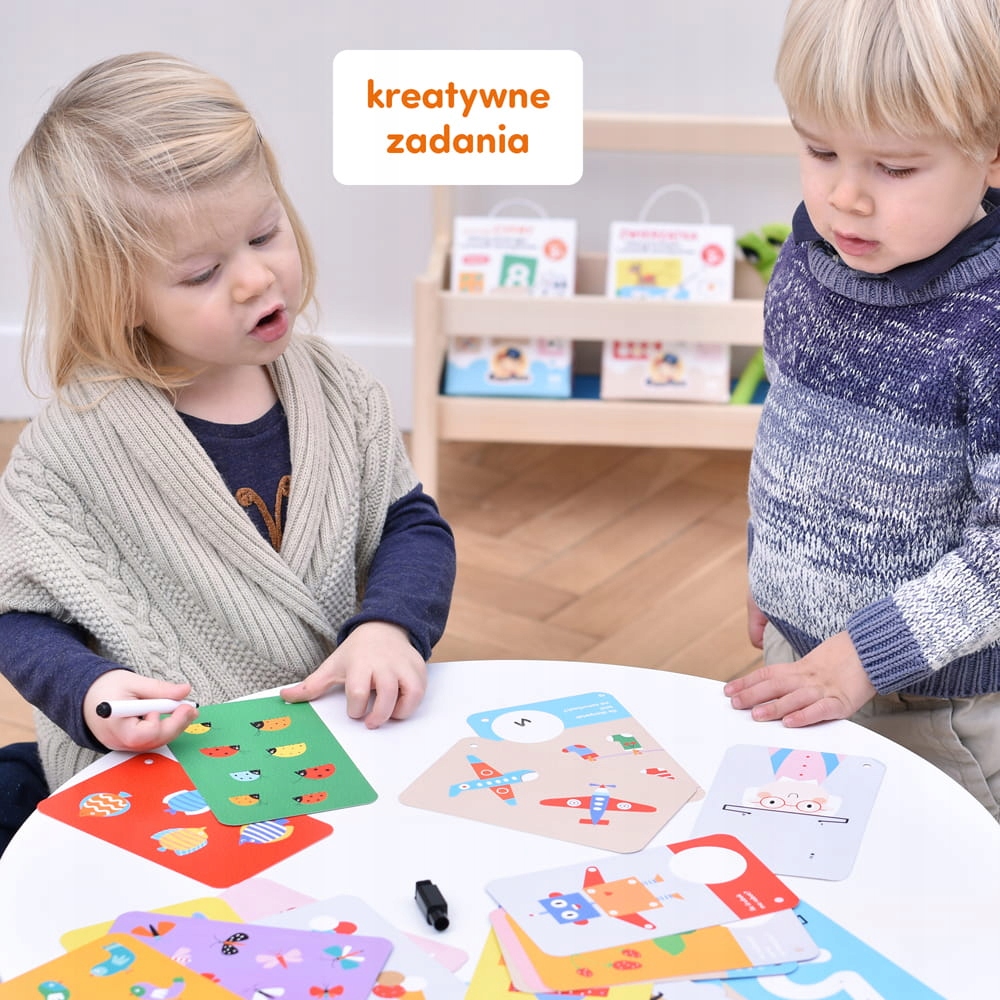 Zabawy edukacyjne z pisakiem Poznaję Cyfry CzuCzu Okładka twarda