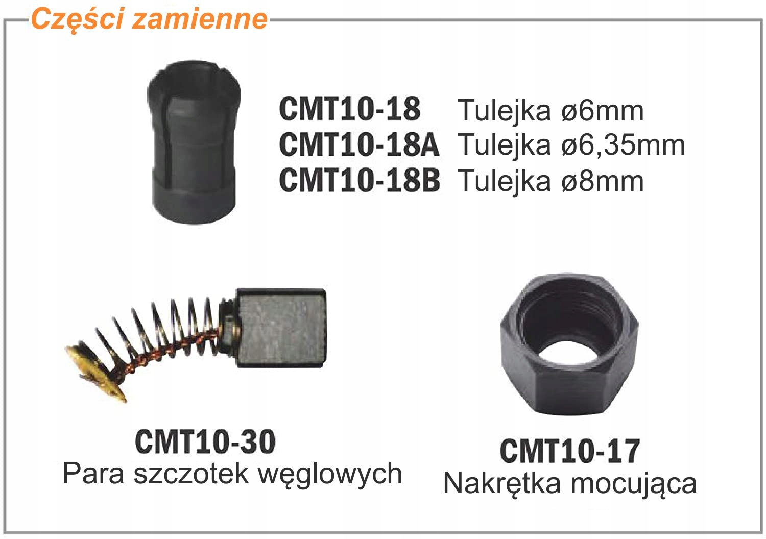 Frezarka ręczna trymer 1/4, 6, 8mm 550W CMT10 CMT Maksymalna głębokość frezowania 24 mm