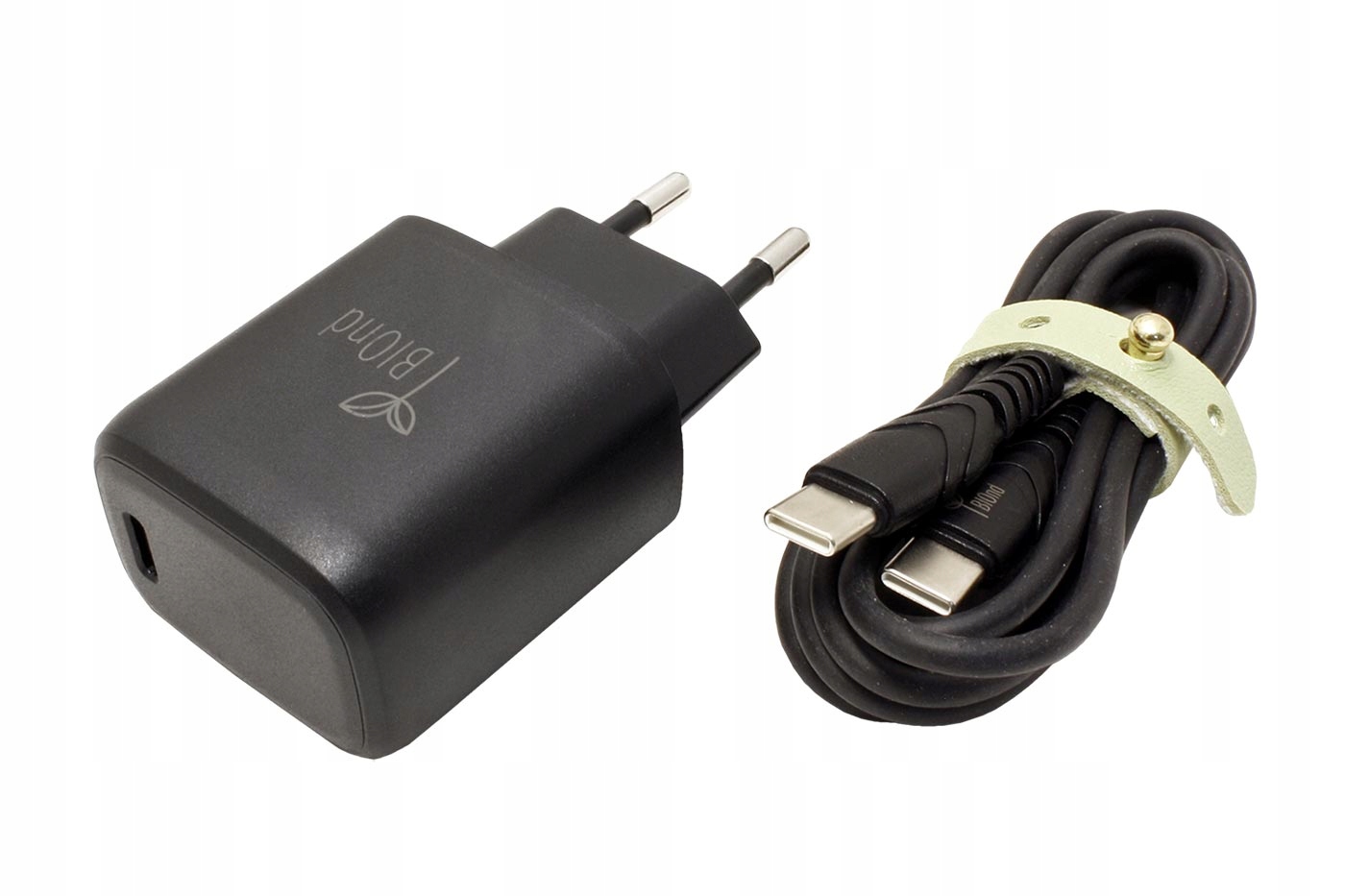 Biond Napájecí adaptér síťový (230V)-USB A Qc 3.0+USB C PD,25W,+USB C kabel