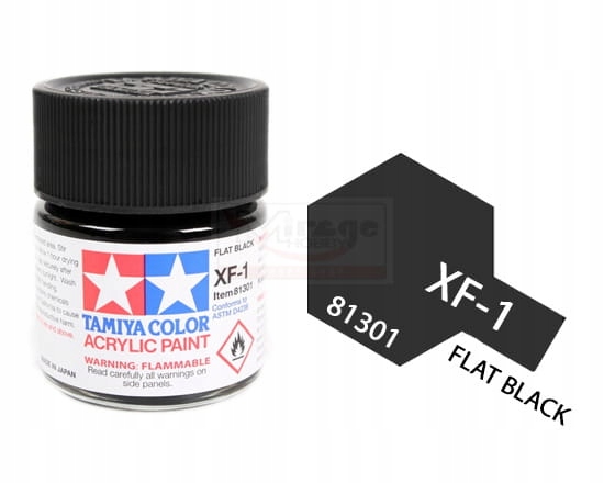 

Tamiya 81301 XF-1 Flat Black 23ml