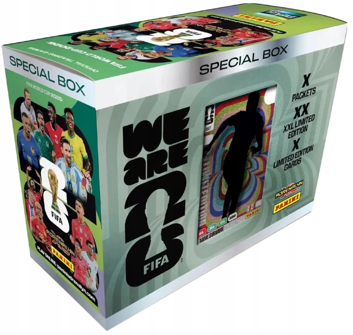 Panini FIFA World Cup 2026 Special Box Gift Box Karty Piłkarskie