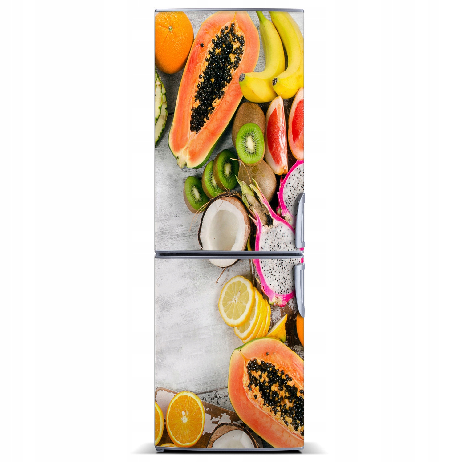 

Naklejka na lodówkę do domu Magnes Owoce 60x180