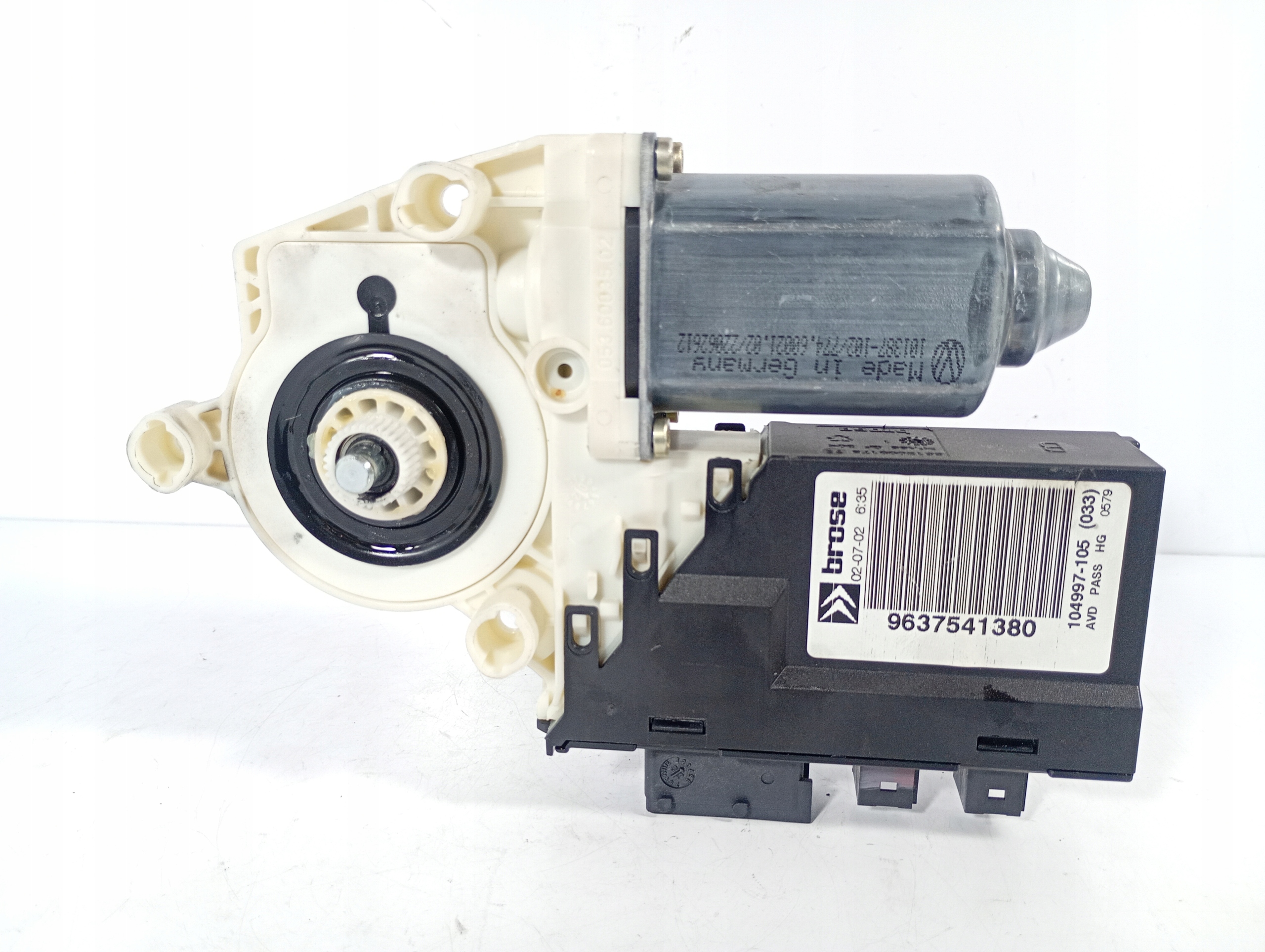 Citroen C5 01-08 engine mini motor windows right front OE 9637541380