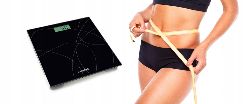 WAGA ŁAZIENKOWA CYFROWA CZARNA PRECYZYJNA LCD Materiał platformy szkło