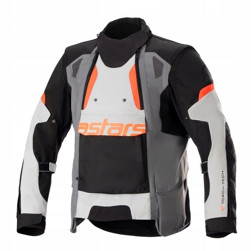 KURTKA TEKSTYLNA ALPINESTARS HALO DRYSTAR DARK GREY ICE GREY BLACK (4XL)