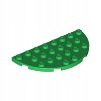 

Lego Płytka 4x8 okrągła Green 22888 6133767 N