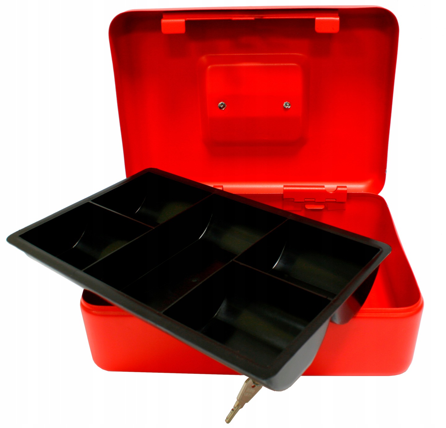 KASETKA METALOWA NA PIENIĄDZE KASETA czerwona Kod produktu 21533AS_RED