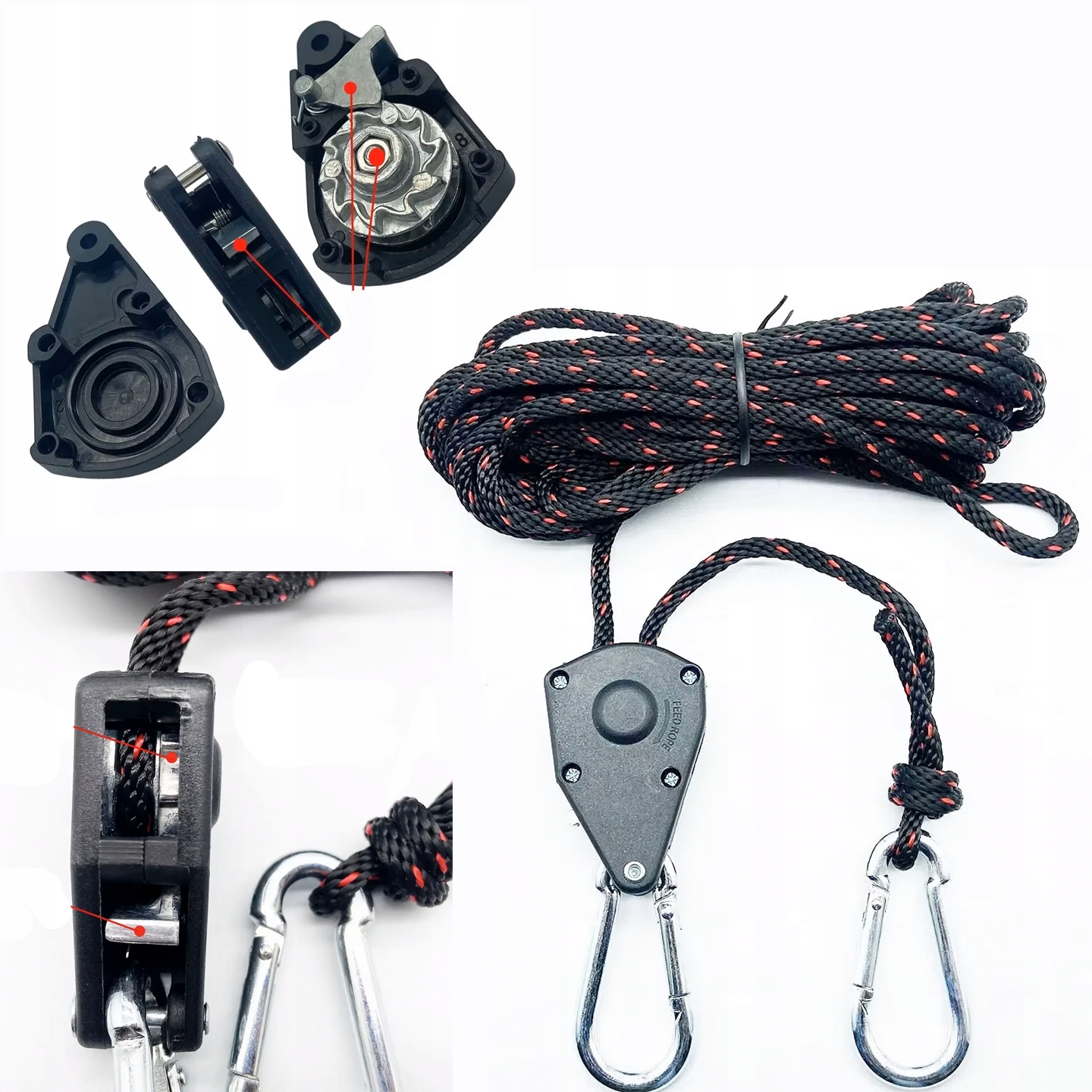 Regulovatelné Napínací Lana Pro Stany, tarpy a plachty – silné a odolné