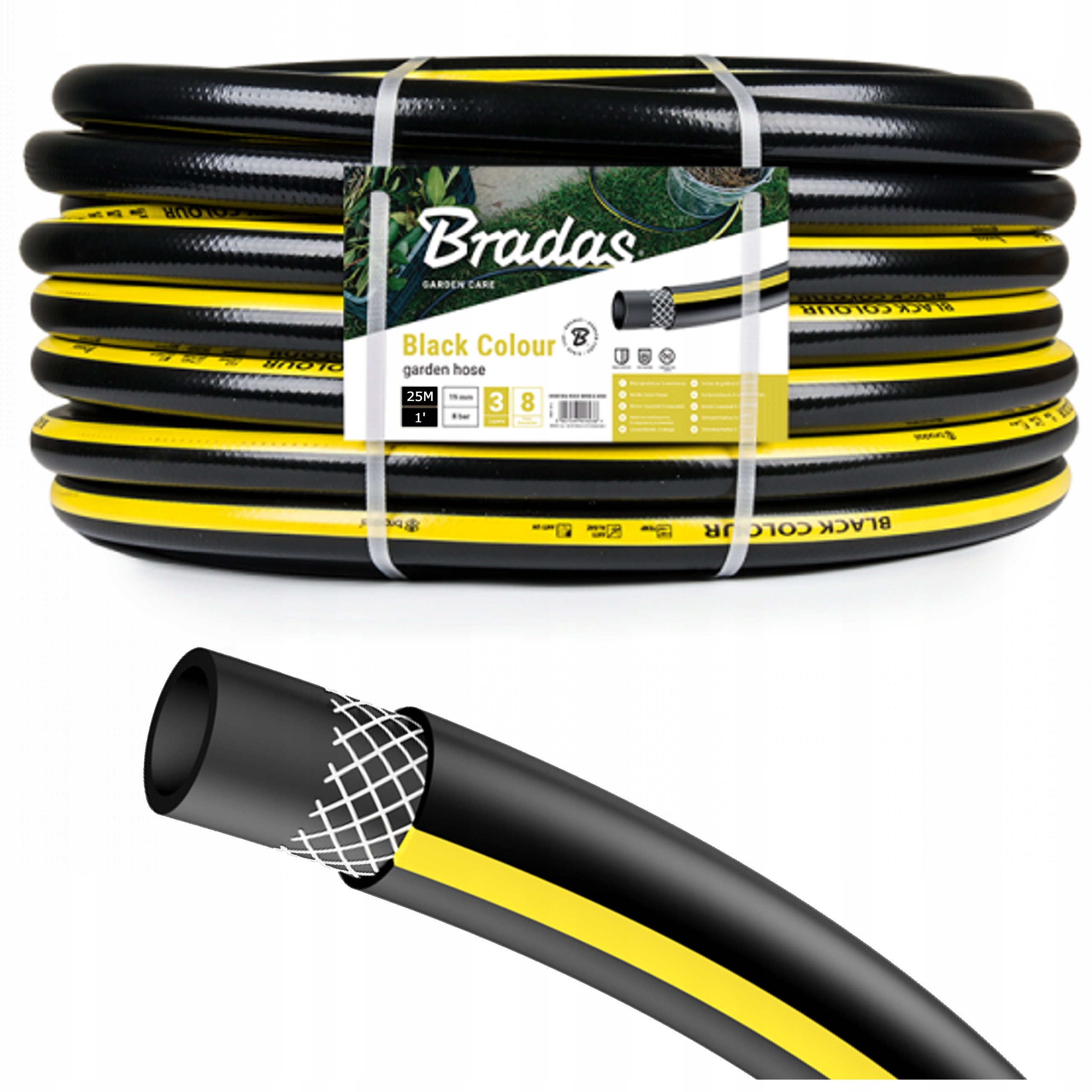 

Wąż Ogrodowy 1'' Mocny Podlewanie Wytrzymały 25m