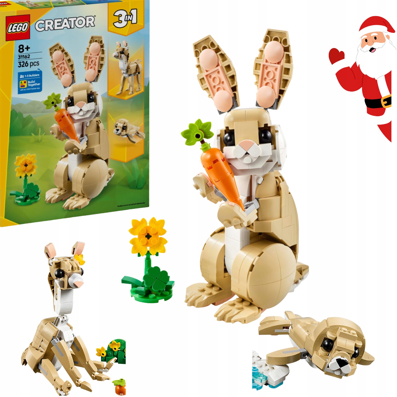 Klocki Lego Creator 31162 3 W 1 Uroczy Króliczek Lama Foka Dzieci
