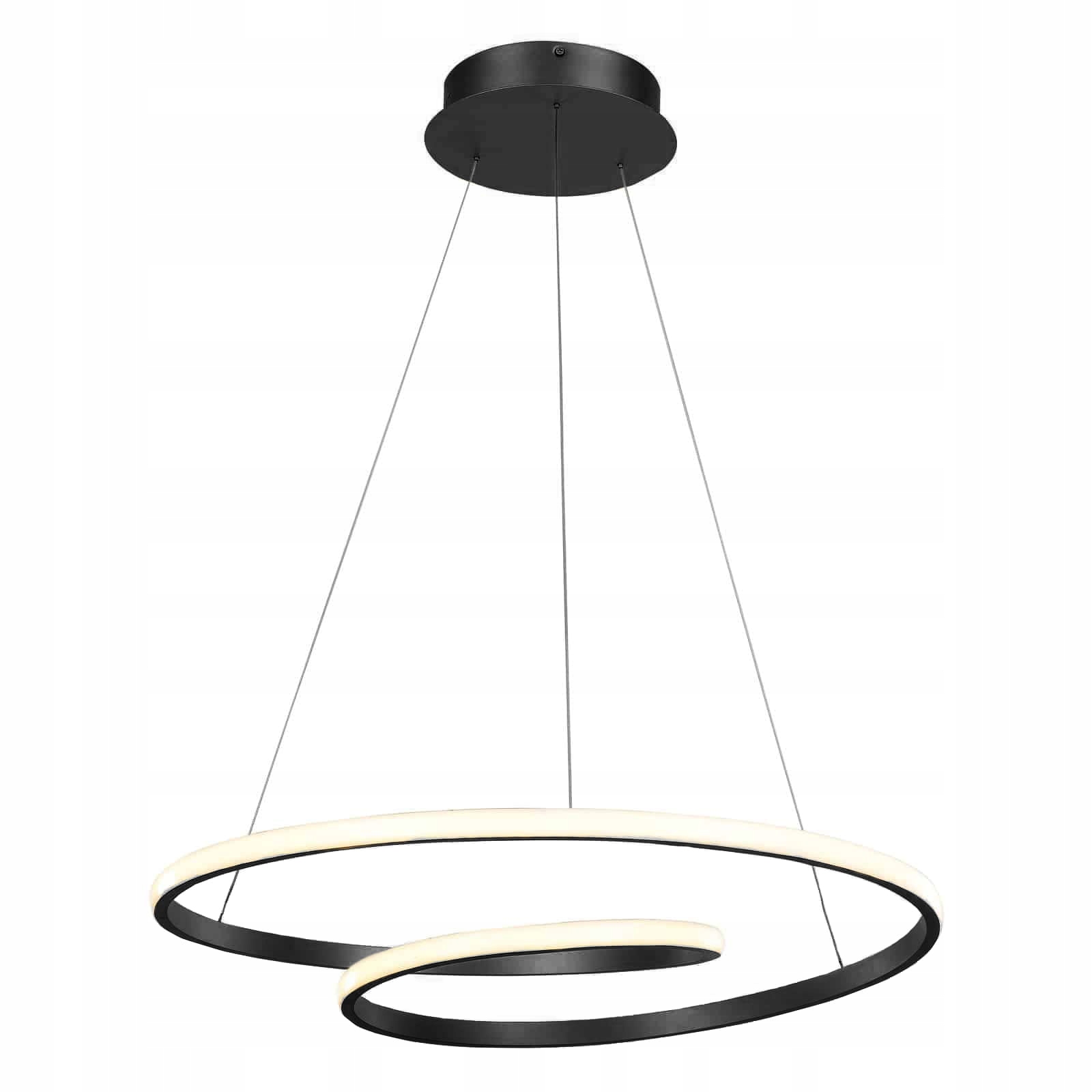 Moderní Závěsná Lampa Led Ring Spirála Do Obývacího Pokoje Studená