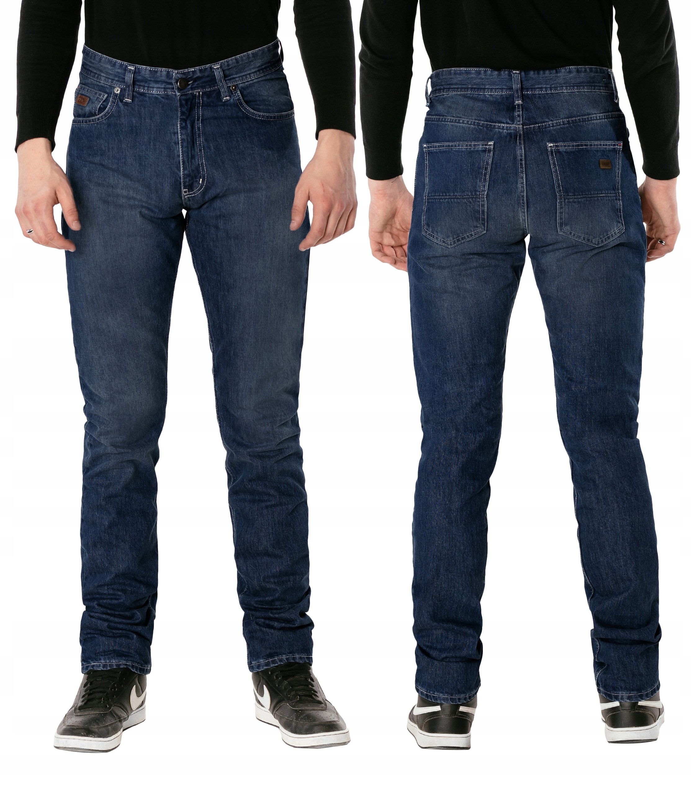 Pánské džíny Texasy Džíny Námořnická Modrá pro vysoké Hunter 777/SN3 35/36