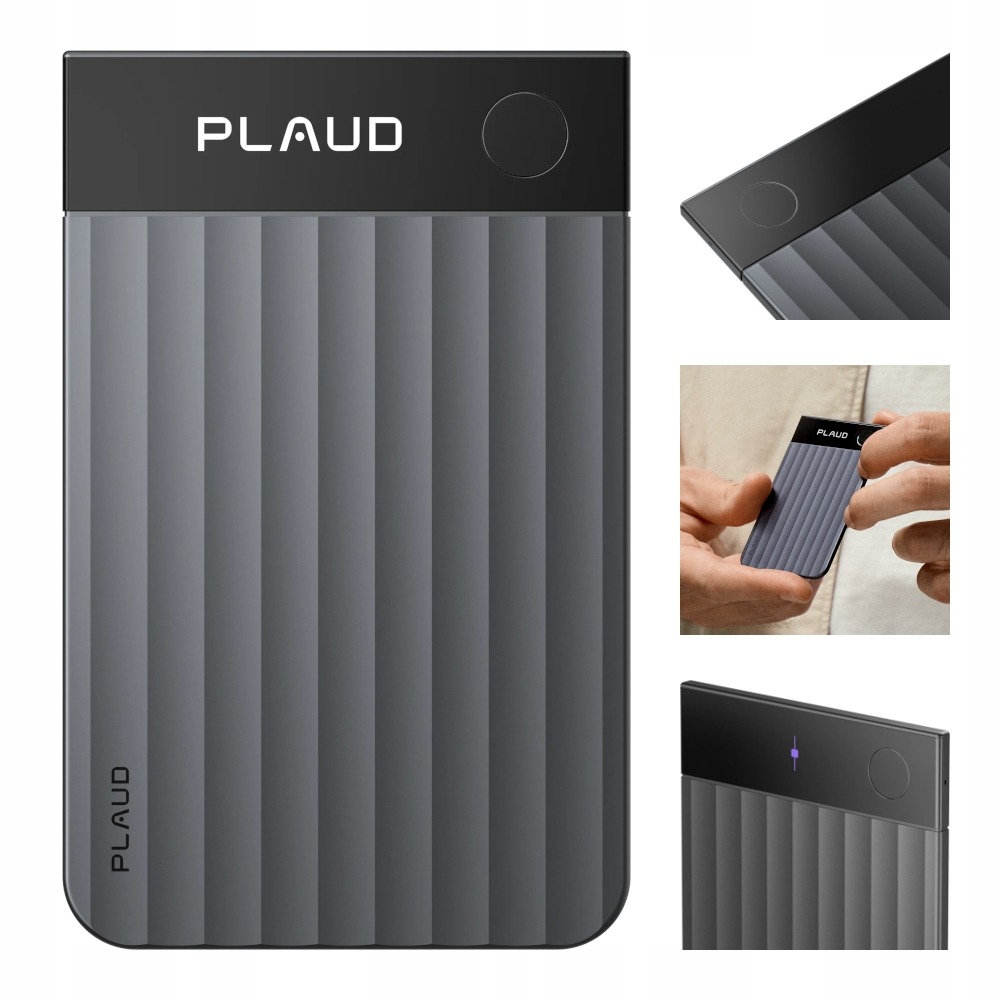 Diktafon Plaud Note Pro – nahrávání, přepis souhrnu Ai chatu Gpt