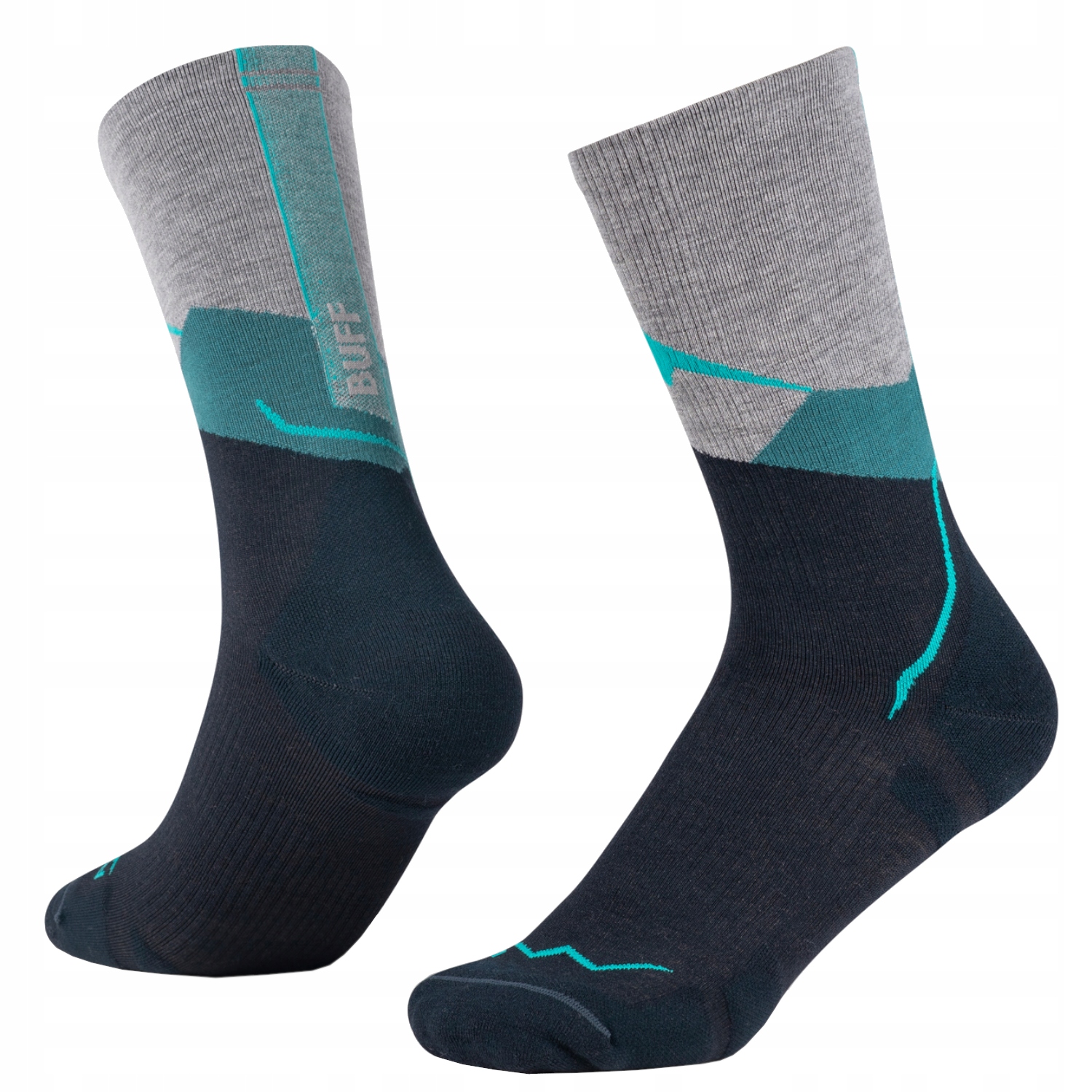 Buff Merino Lightweight Crew Socks [42-44] Ponožky Unisex Polyamid Černá