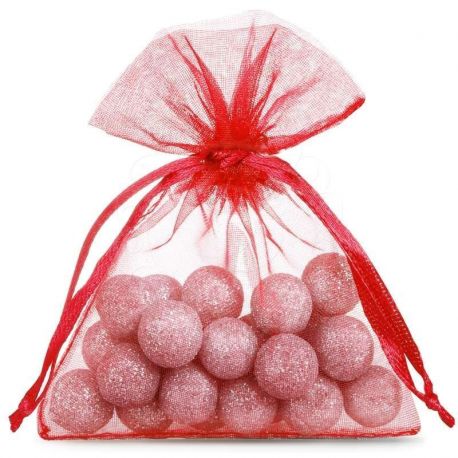 

Woreczki z Organzy 10x13 woreczek 10 szt Czerwień