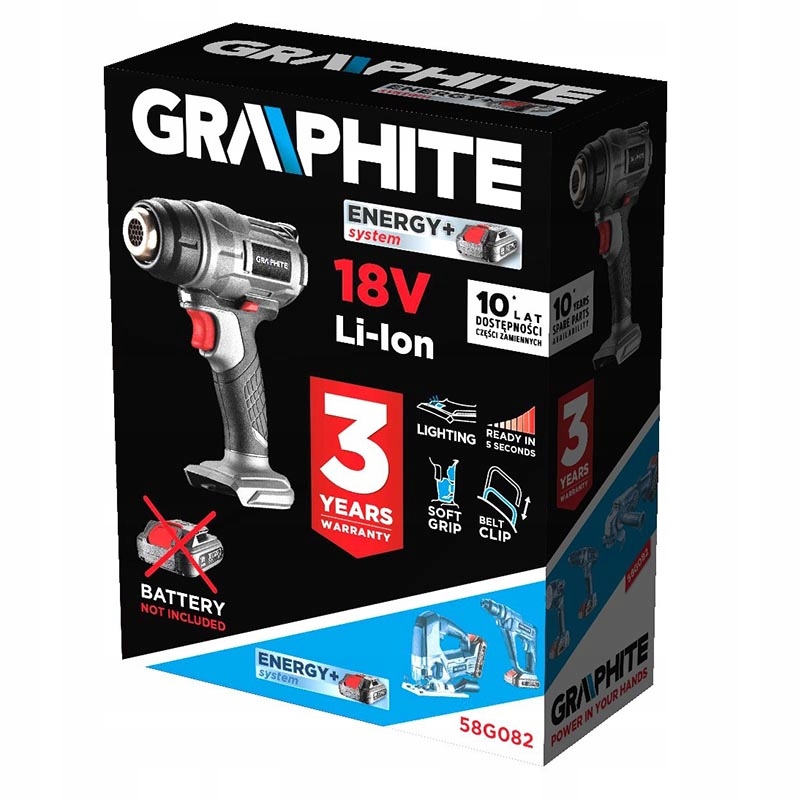 Opalarka akumulatorowa 'Graphite 58G082 Energy+' Marka Graphite
