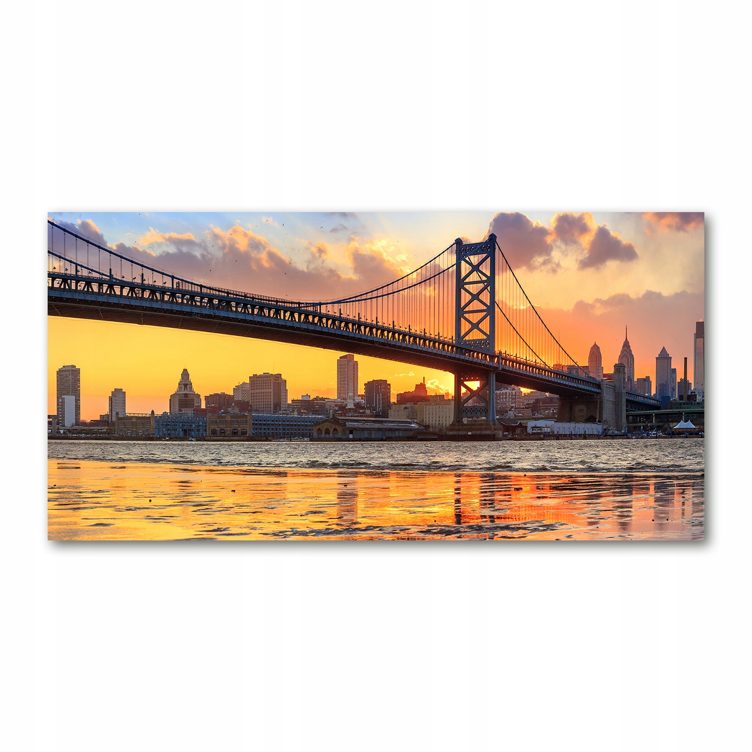 

Foto obraz akryl zdjęcie Most Filadelfia 120X60 cm