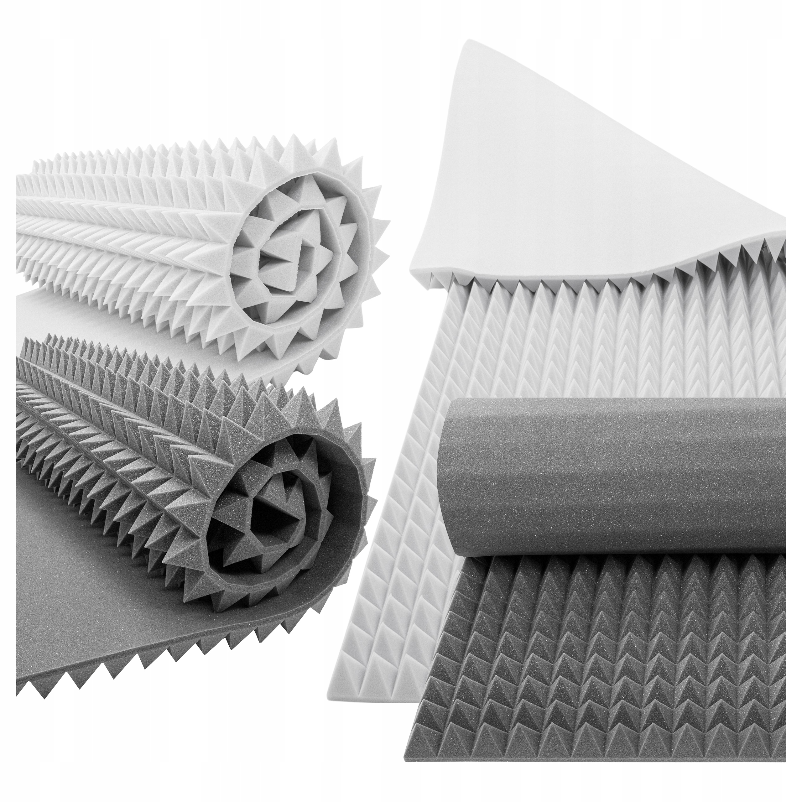 Akustická Pěna na zeď do místnosti s nahrávkami, efektní redukce dozvuku 6 cm