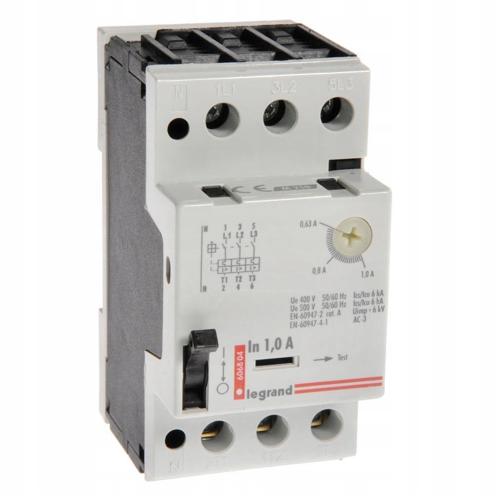 Motorový vypínač M250 1 (0,63A-1A) Legrand