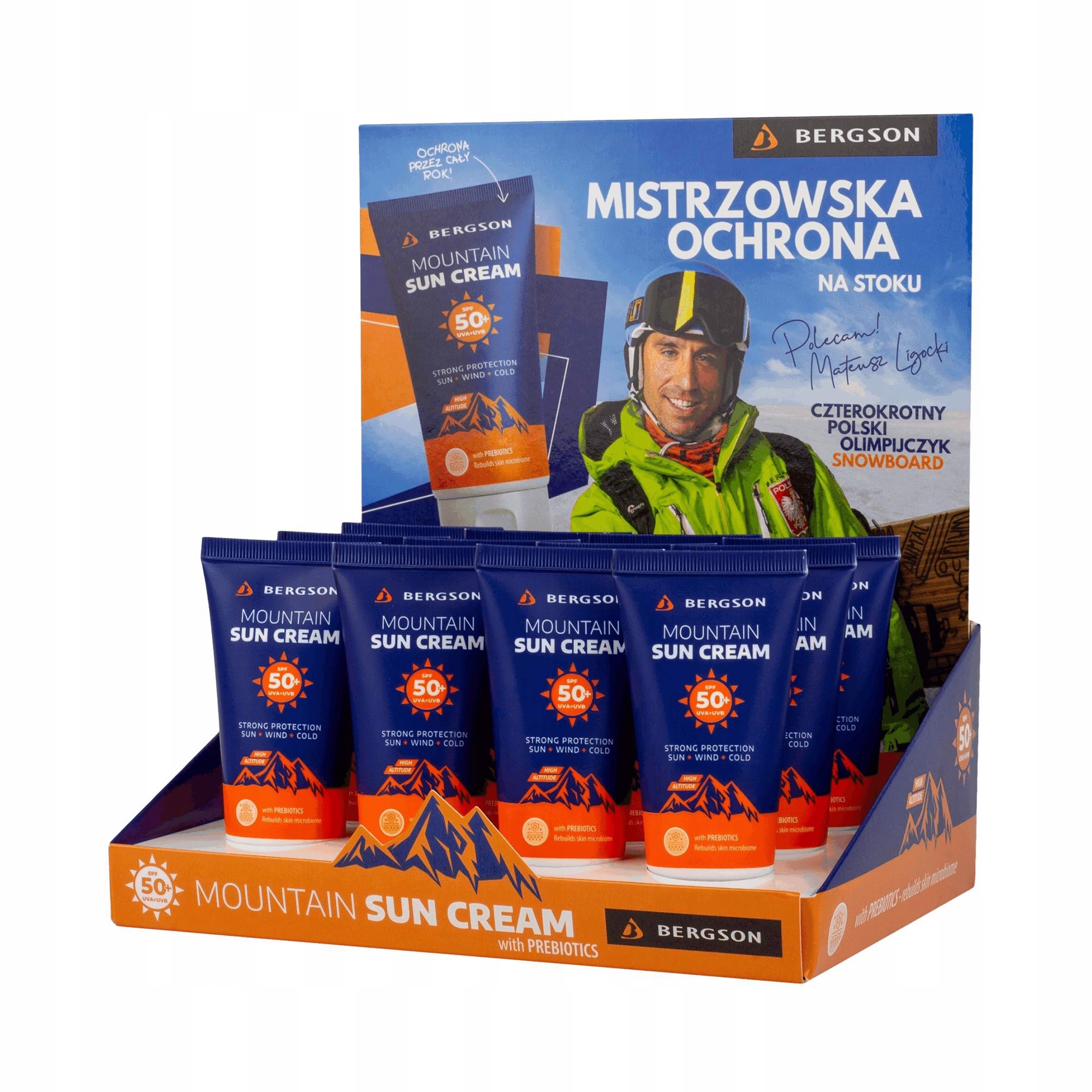 BERGSON KREM OCHRONNY SPF 50+ ochrona przed słońce Pojemność 50 ml