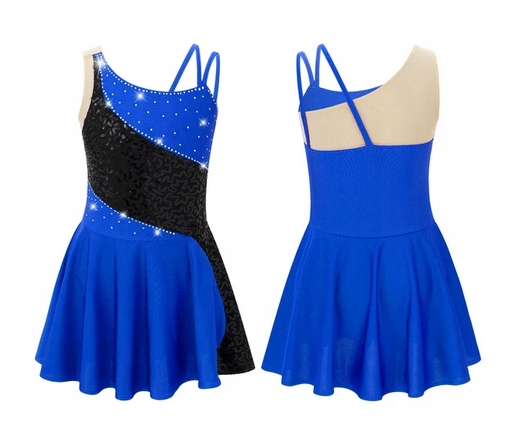 Strój Do Gimnastyki Baletu Tutu Sukienka 110 116 Body 747