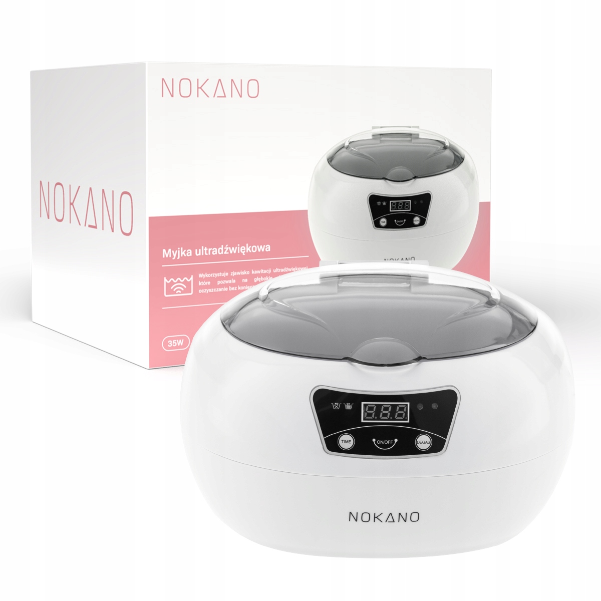 NOKANO MYJKA ULTRADŹWIĘKOWA Clean Pro 890 manicure PEDICURE