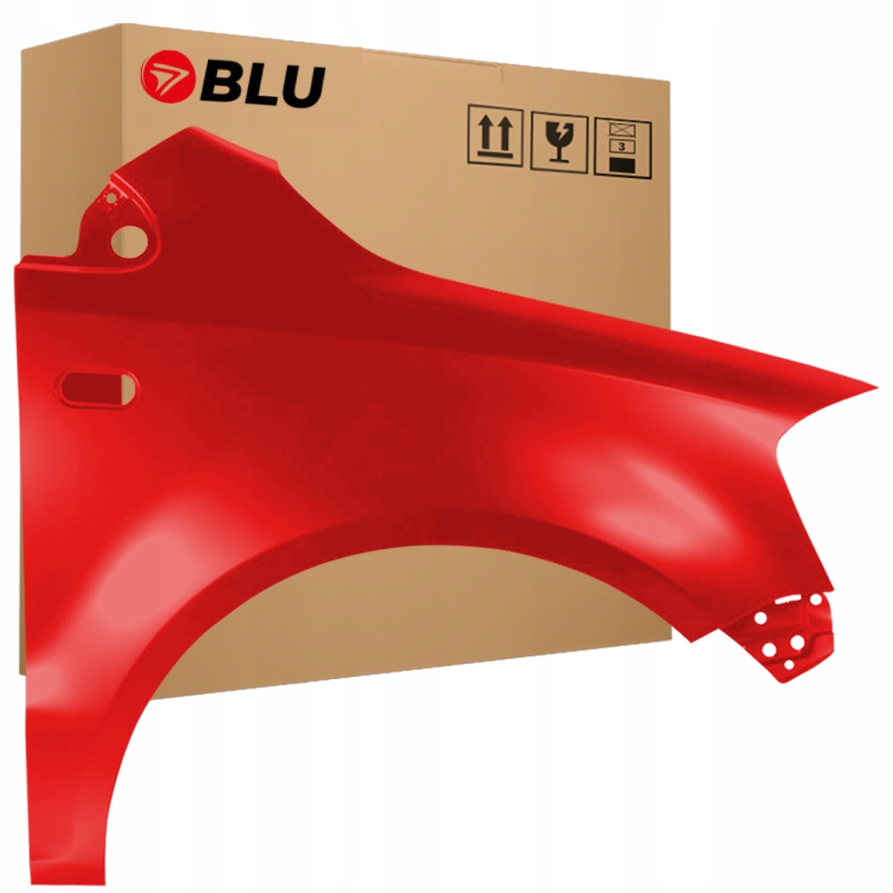 Blu Blatník Vw Fox LY3D pravý červený 05-11 přední