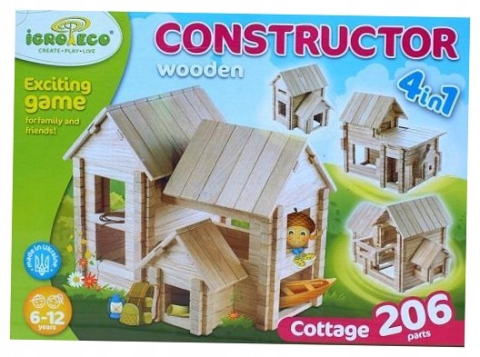Klocki Willa 4 w 1 206 części