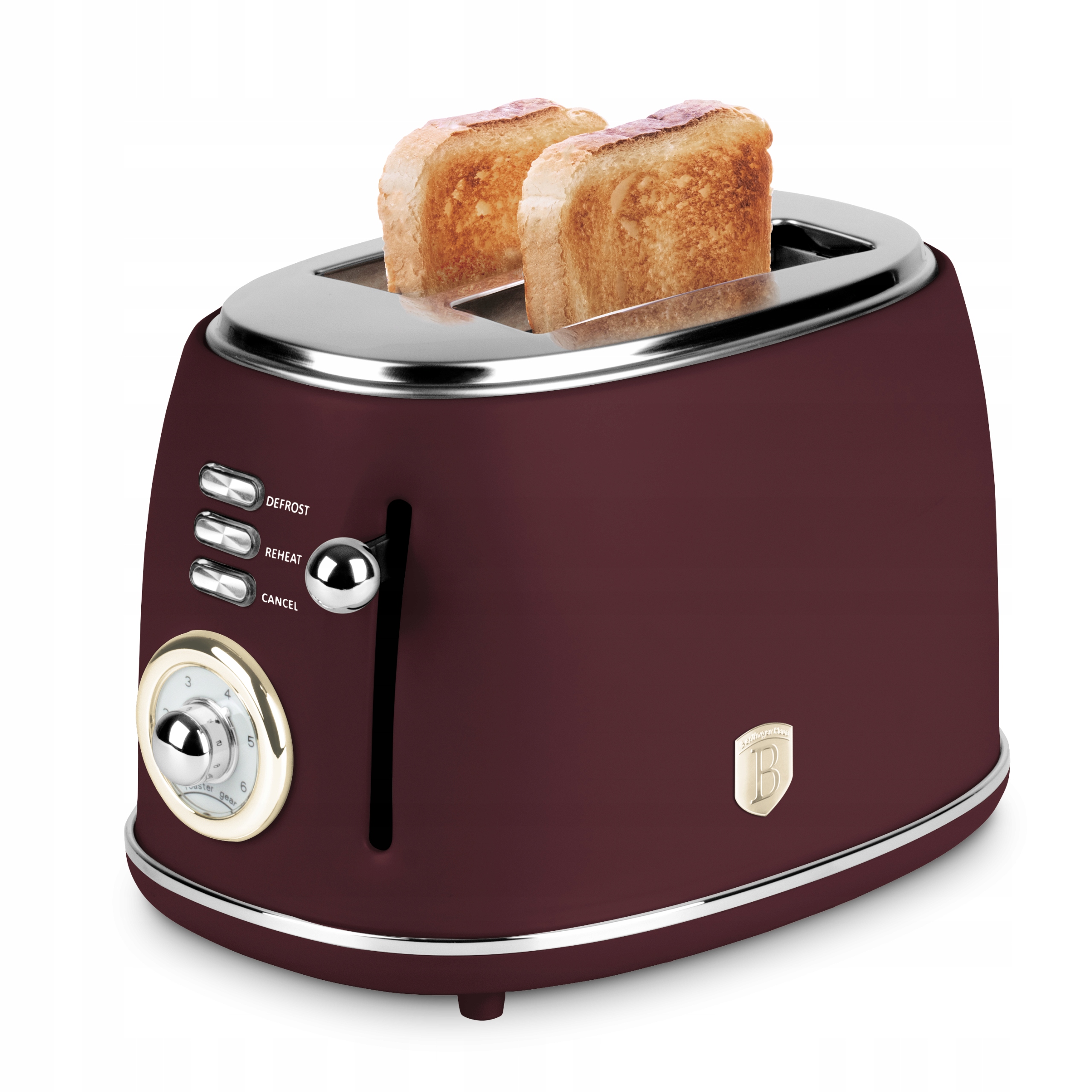 Hriankovač na 2 toasty na opekanie toastov 850 W, funkcia rozmrazovania, regulácia