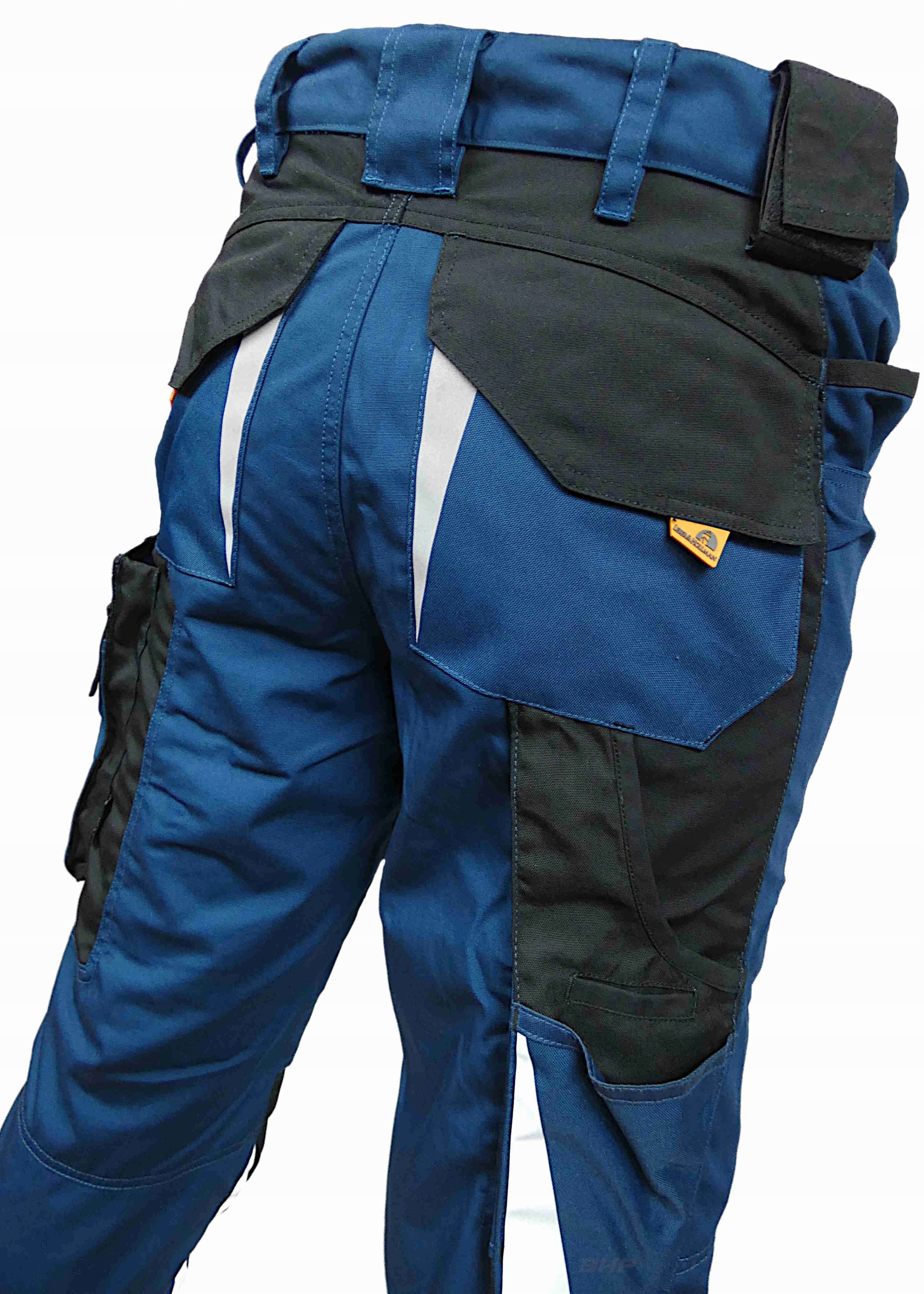 SPODNIE robocze CORDURA MoCnE CANVAS L.HOLLMAN NEW AGE EASY FIT SYSTEM R.54 Rozmiar 54