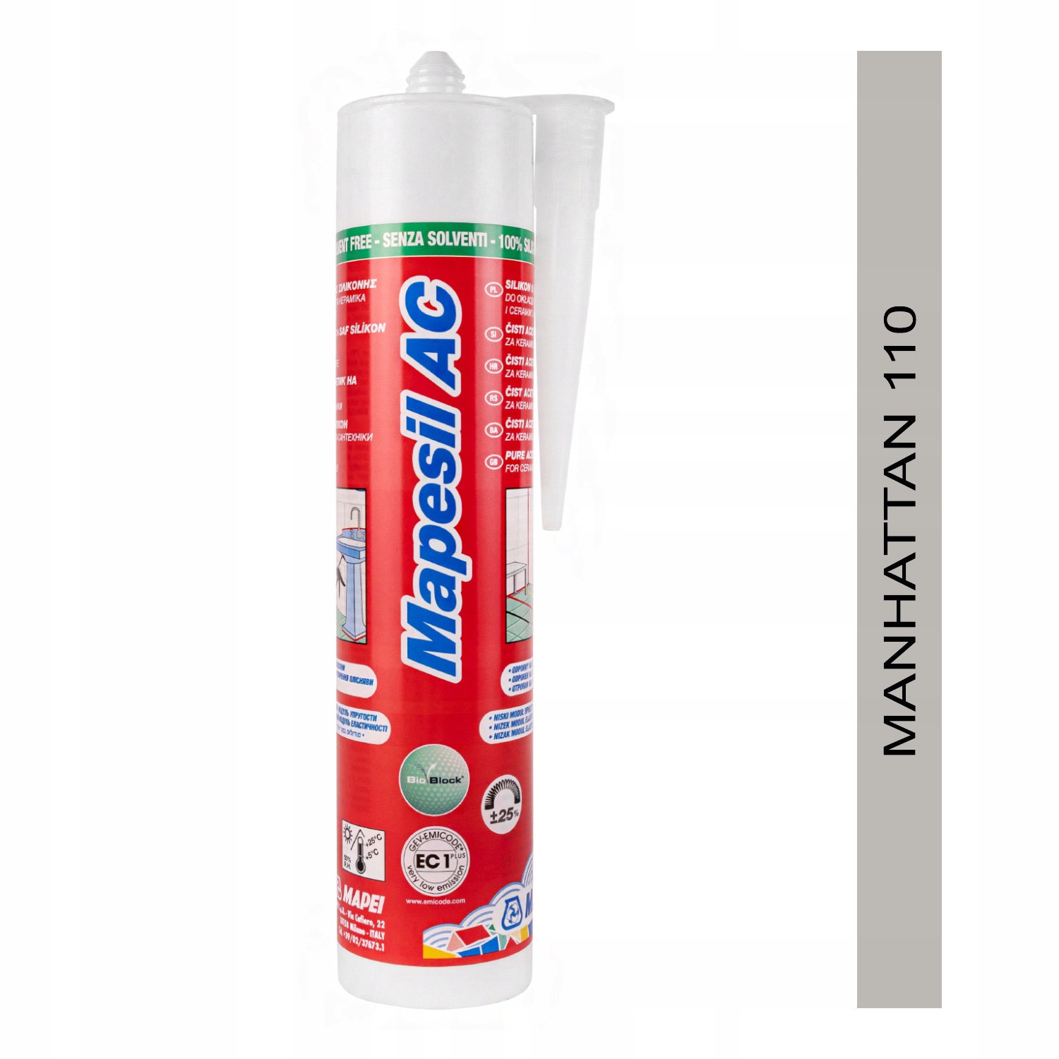 

Silikon Mapei Mapesil Ac 310ml 110 manhattan
