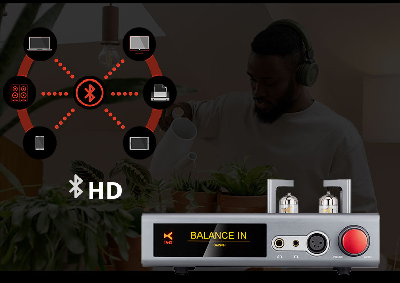 xDuoo TA-22 - DAC / AMP - 2x SABRE ES9038Q2M - BT 5.1 z LDAC & aptX HD Przetwornik DAC tak