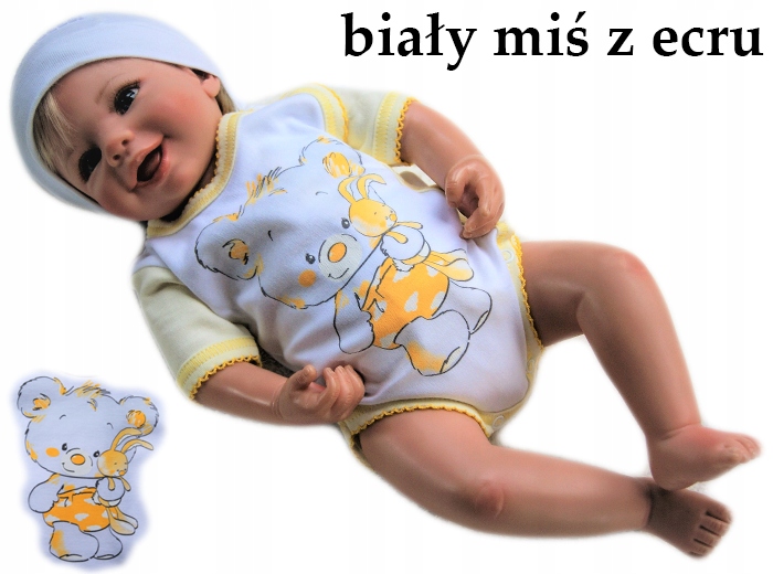 

Body kopertowe pajacyk krótki rękaw 74 bawełniane