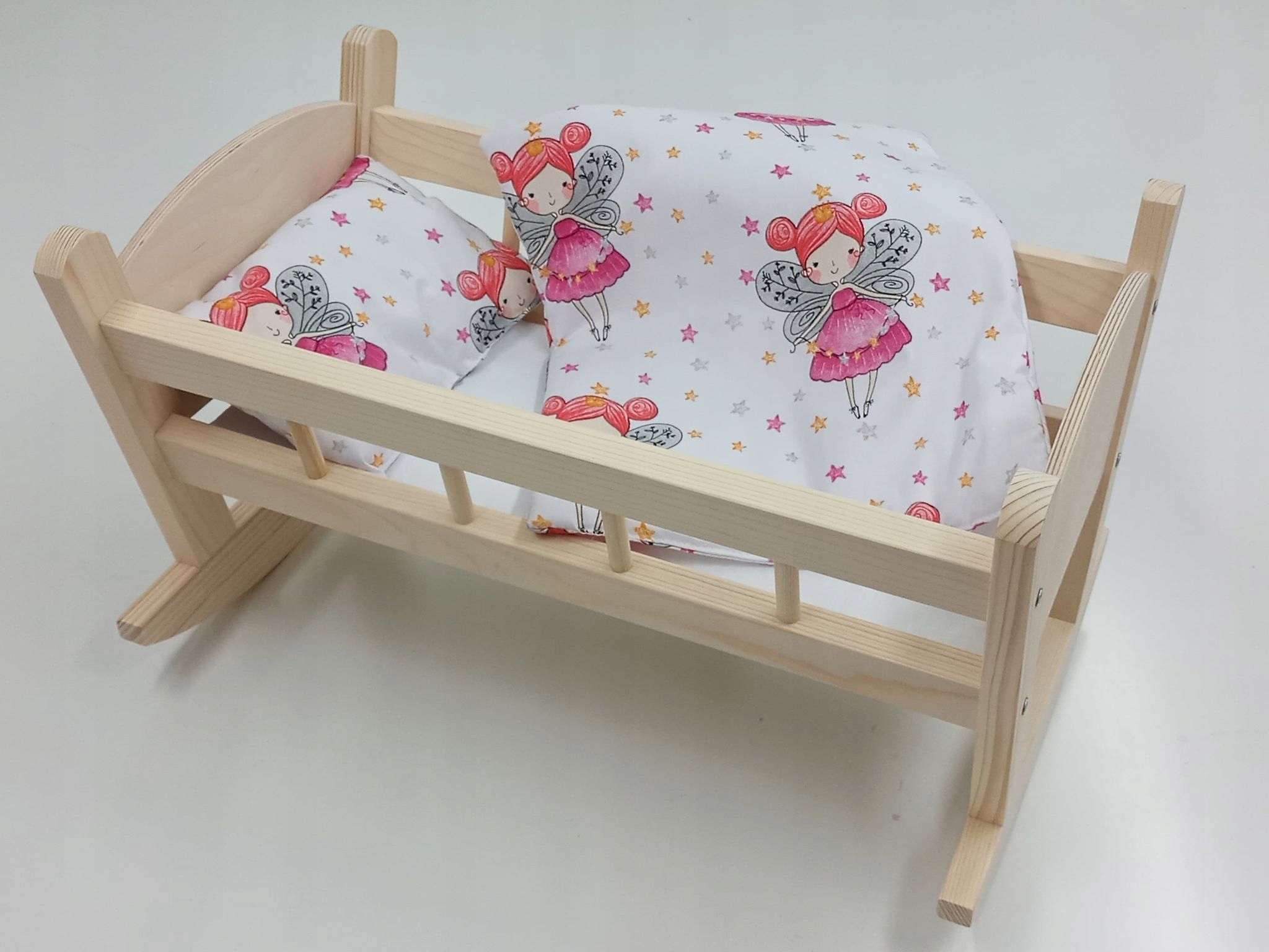 

Kołyska Pościel Dla Lalek Drewniana Duża