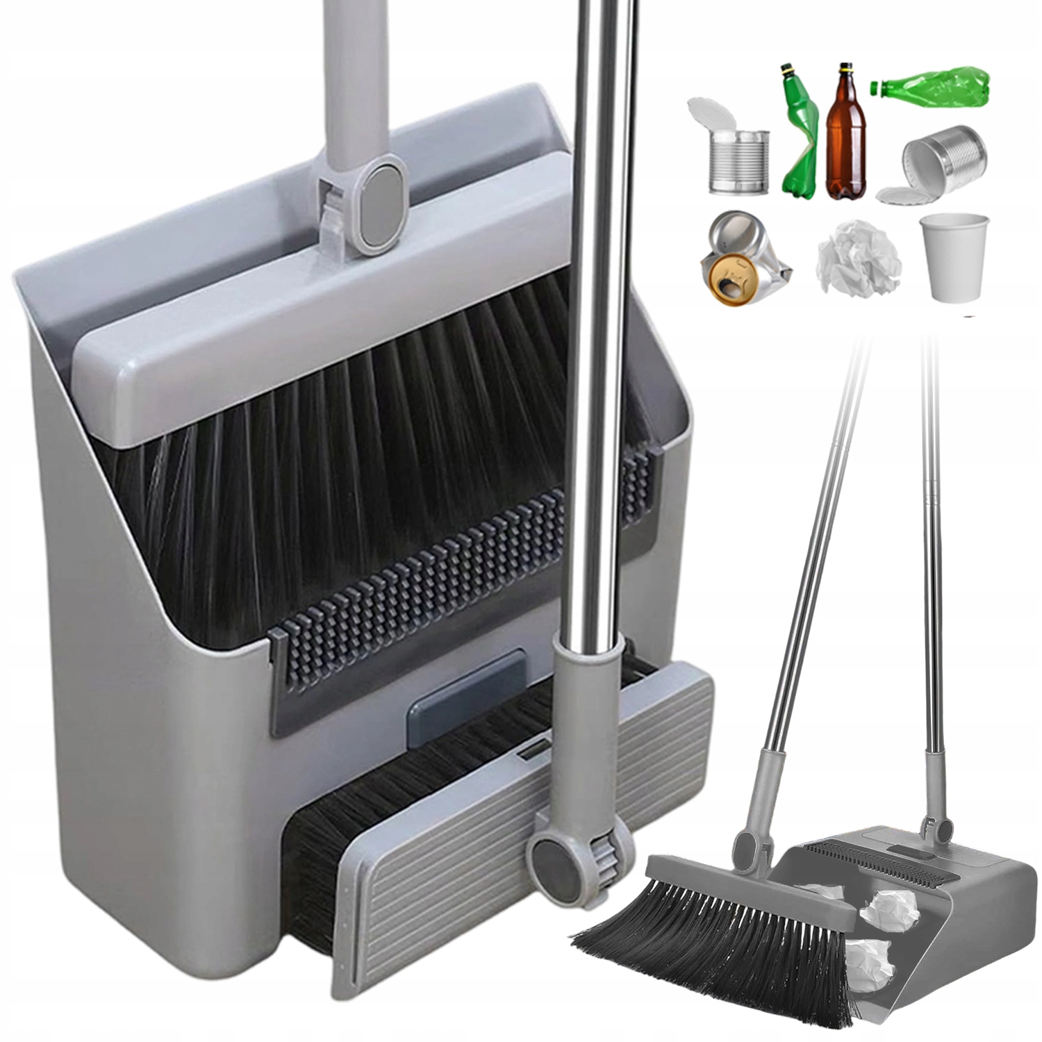 Levně Sada Kartáčů Na Lopatku A Metlu Brak Úniku Prachu Snadné Čištění