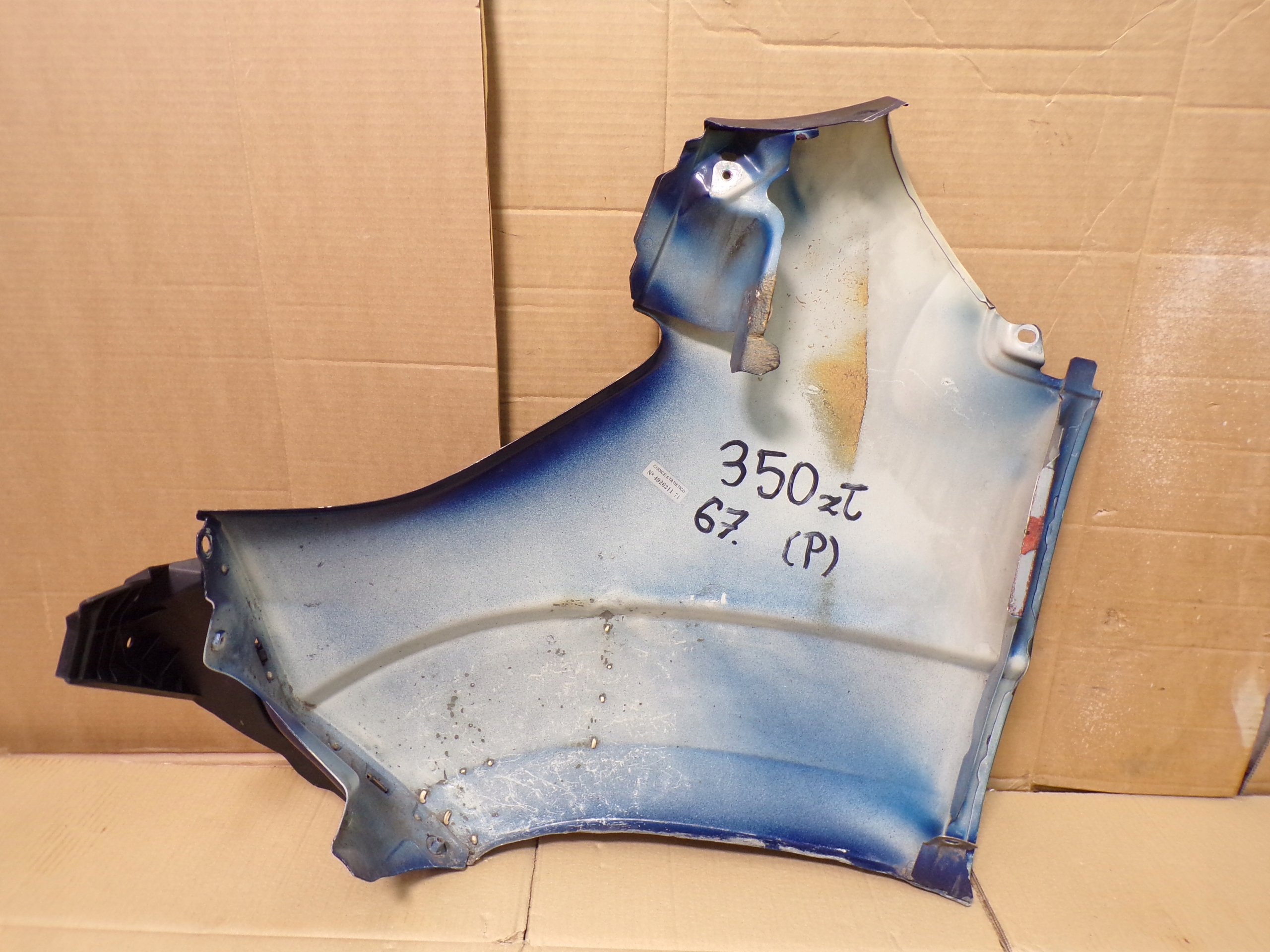 DUCATO BOXER JUMPER Lift 14- fender front front right black akryl