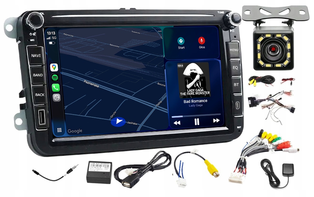 Rádio Navigácia Carplay Android Gps Vw Jetta VI 2010-2018 Wifi Bt 4GB 64GB