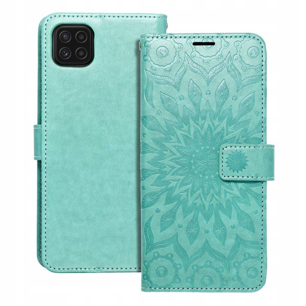 Etui Mezzo Book Do Samsung A22 5G Mandala Zielony