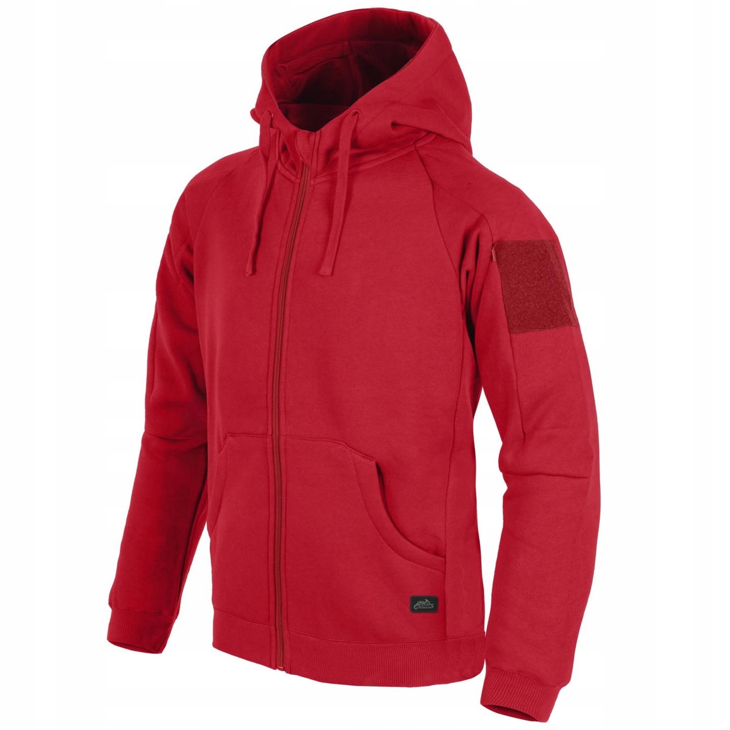 Mikina Helikon s kapucí Rozepínací taktická Urban Hoodie červená XXL