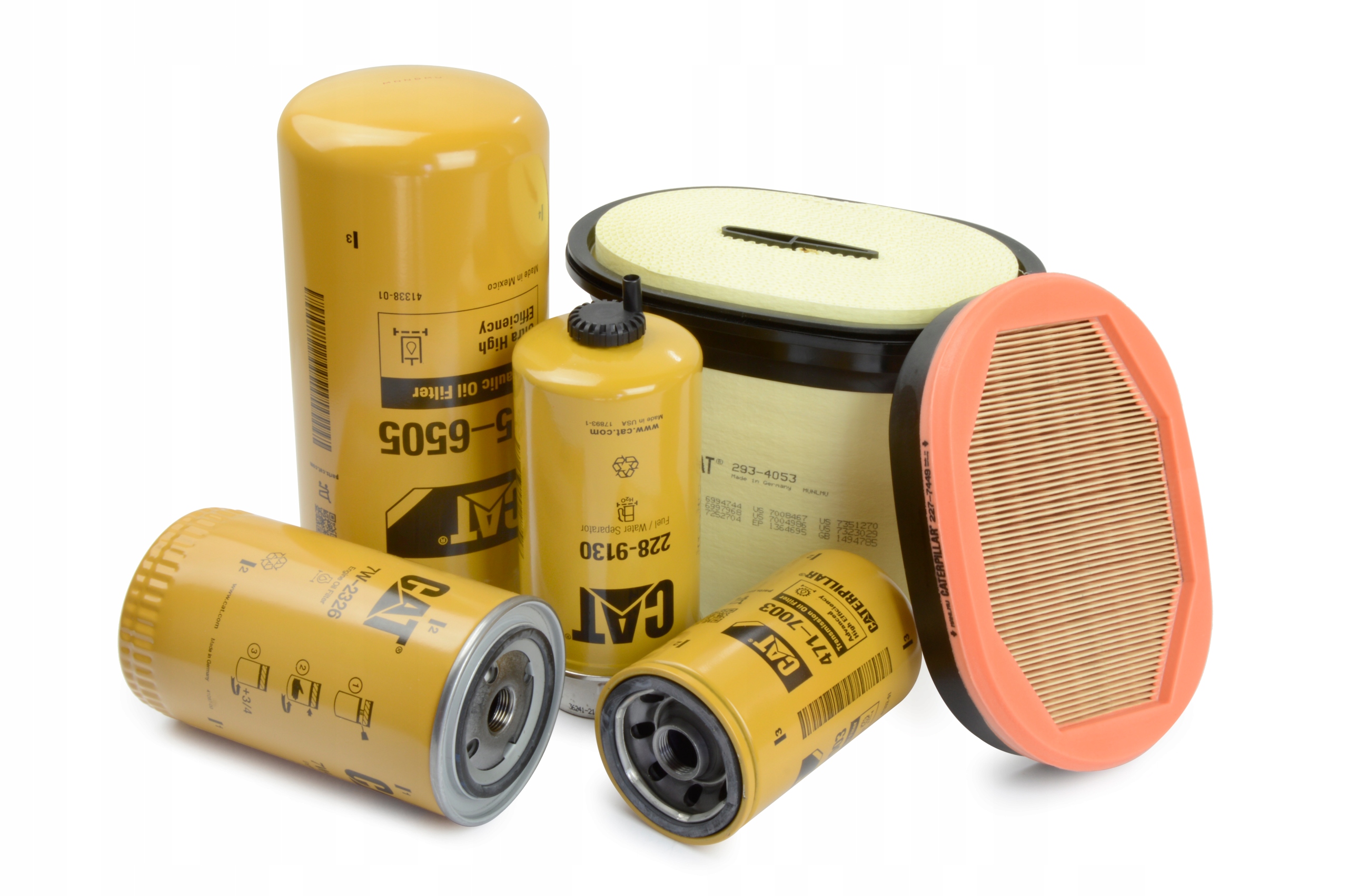 ZESTAW FITROW FILTRY ORYGINALNE CAT 428E 432E