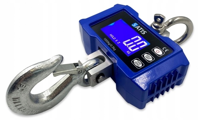 Waga hakowa wisząca 1000 kg 1t / 0,5kg akumulatorowa SATIS OCS-P1 OCSP11000