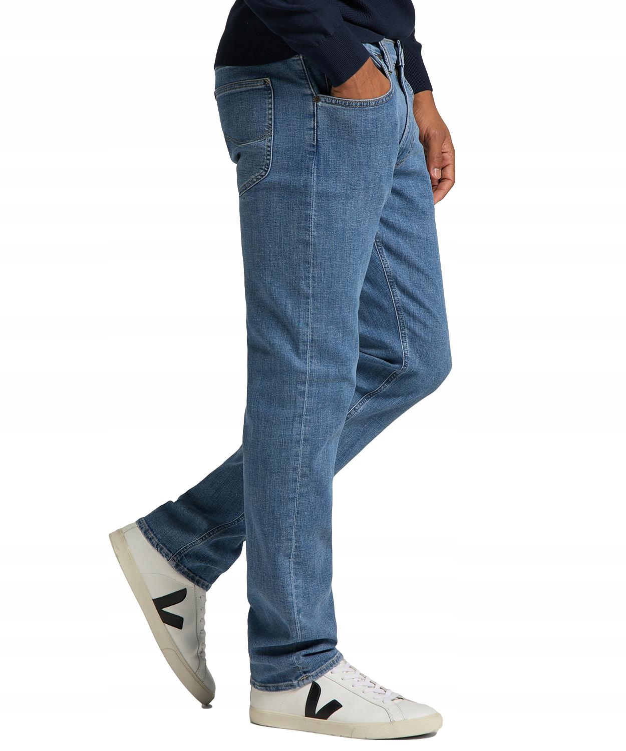 Jeansy Lee Daren Zip Fly L707NL66 Stone 33/34 Cechy dodatkowe brak