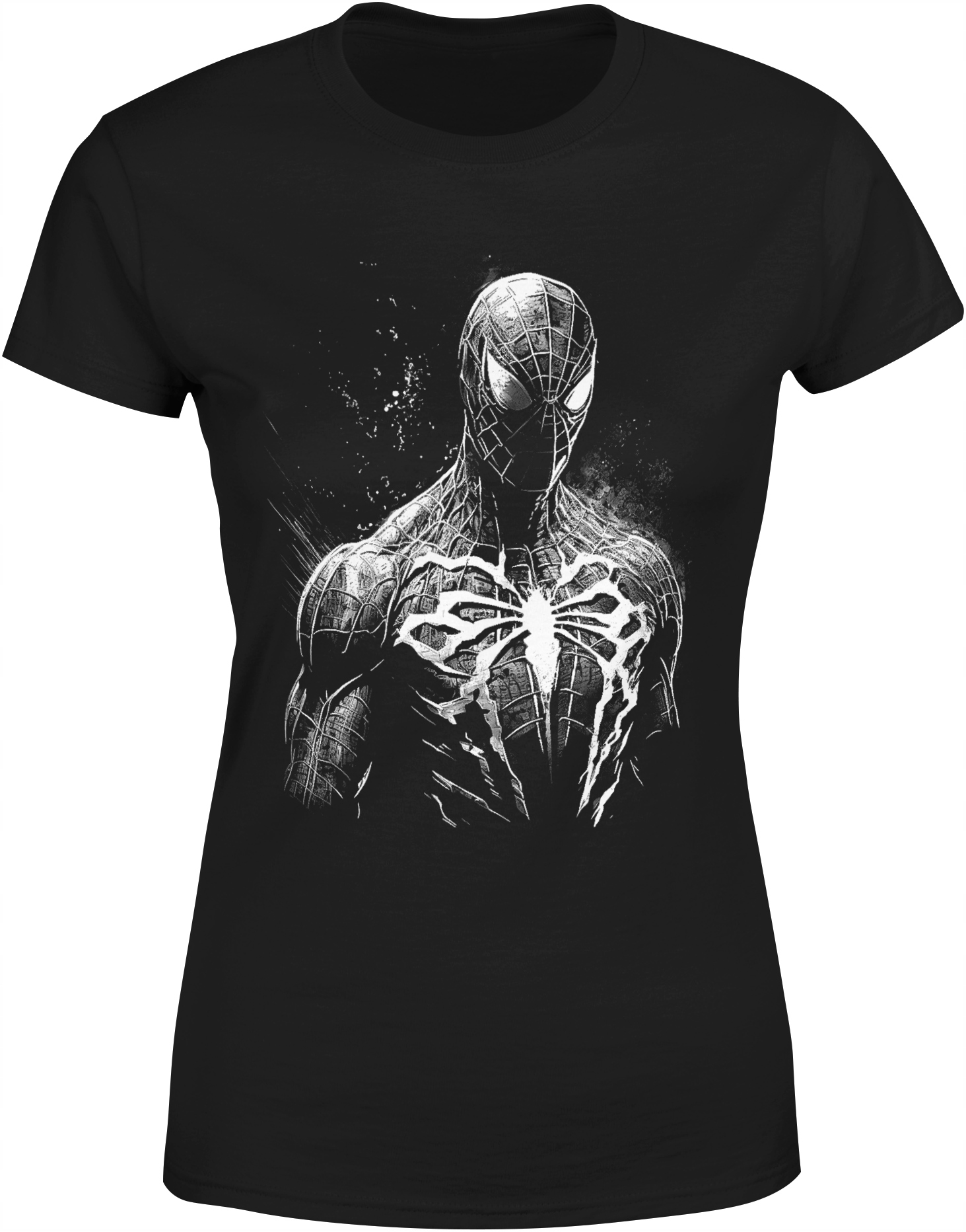 

Spiderman Koszulka Damska Spider Man Marvel Czarna