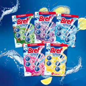 Bref Power Zawieszka WC Sosnowy Las 3x50g Marka Bref