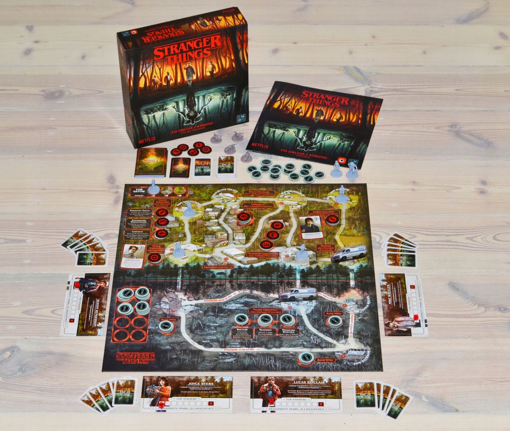 Stranger Things Kooperacyjna gra planszowa