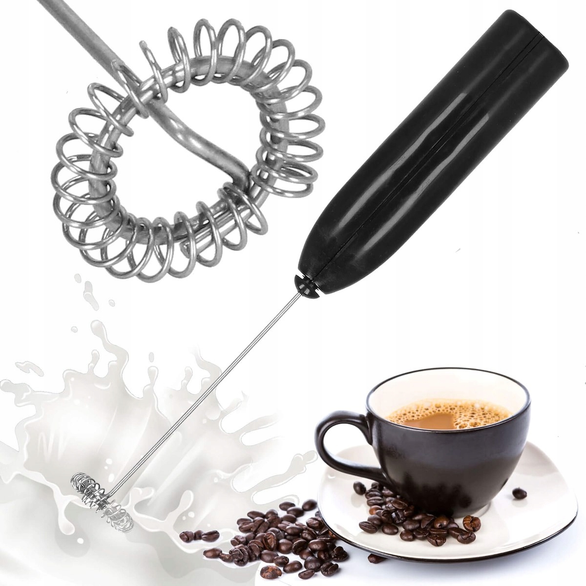 

Spieniacz Do Kawy Mleka Ubijacz Mini Elektryczny