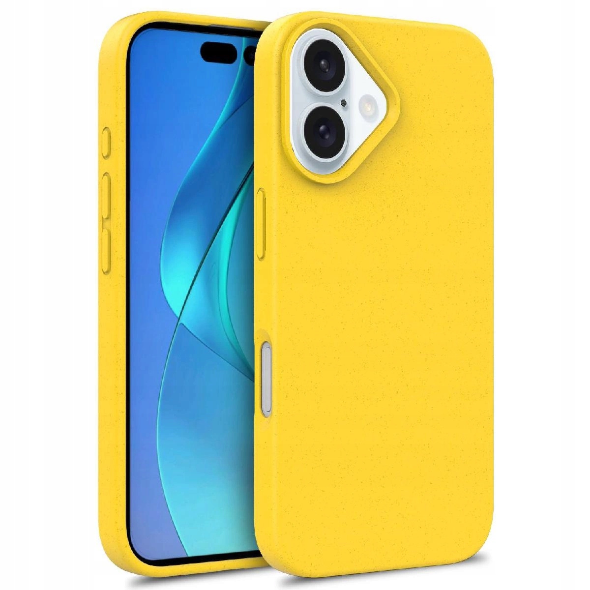 Etui Multiple Color Wheat Bran Case MagSafe na iPhone 16 żółte Hurtel